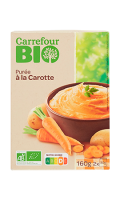 Purée à la carotte bio Carrefour Bio