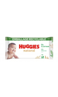Lingette bébé nettoyante natural biodégradable Huggies