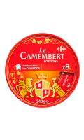 Camembert en portions Carrefour
