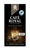 Café en capsules au chocolat noir intensité 4 Café Royal