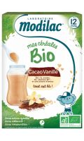 Mes céréales Bio Cacao Vanille Modilac