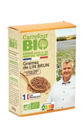 Graines de lin brun bio Carrefour Bio