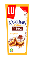Mini gâteaux fourrés au chocolat fondant Napolitain LU
