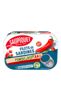 Filets de sardines au piment bio Saupiquet