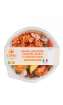Salade de Quinoa, Boulgour, crudités, poulet et haricots azuki Carrefour Extra