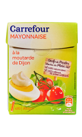 Dosettes de mayonnaise à la moutarde de Dijon Carrefour