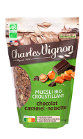 Muesli croustillant chocolat caramel noisette Charles Vignon
