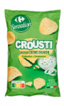 Chips craquantes Crousti saveur crème...