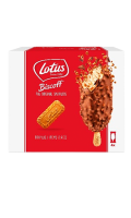 Bâtonnets de glace au chocolat au lait Biscoff Lotus