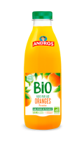 Jus d\'oranges pressées bio Andros