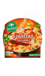 Plat cuisiné couscous poulet merguez...