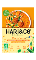 Couscous aux falafels de pois chiches bio Hari&Co
