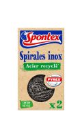 Eponges spirales inox Spontex