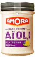 Sauce Aïoli avec Huile d'Olive Amora