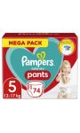 Couches culottes bébé baby-dry taille 5 Pampers