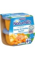 Plat bébé douceur carottes saumon Naturnes