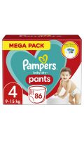 Couches culottes bébé baby-dry taille 4 Pampers