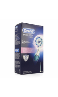 Brosse à dents PRO 700 SensiClean Box Oral-B