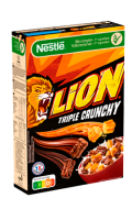 Céréales chocolat caramel Triple Crunchy Lion