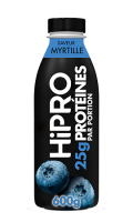 Yaourt à boire proteiné saveur myrtille Hipro Danone