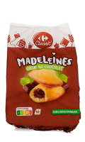 Madeleines coeur au chocolat Carrefour Classic'