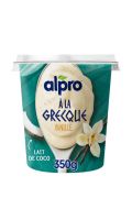 Dessert végétal à la grecque à la vanille Alpro