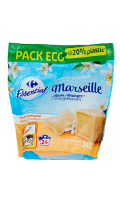 Lessive dose savon de Marseille fleurs d´oranger Carrefour Essential