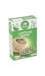 Lentilles vertes Carrefour Classic'