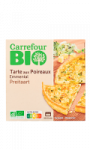 Tarte aux poireaux emmental Carrefour Bio