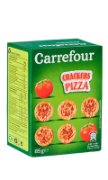 Crackers goût pizza Carrefour