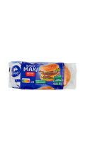 Pains spéciaux Burger Maxi nature Carrefour Classic'