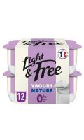 Yaourt nature 0% MG Light & Free