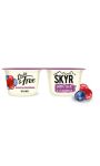 Yaourt Skyr lit myrtille cranberry allégé 0% mg Light & Free