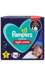 Couches bébé taille 4 : 9 - 15kg baby dry night Pampers