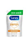 Gel Douche Eco Recharge Zéro% Essential Peaux Sèches Sanex