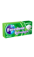 Chewing gum à la menthe verte sans sucres format de poche Refresher Freedent