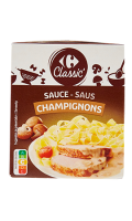 Sauce champignons Carrefour Classic\'