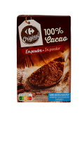 Cacao en poudre 100% cacao Carrefour Original