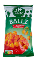 Biscuits apéritif Ballz à la tomate Carrefour Classic\'