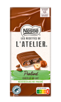 Tablette de chocolat au lait et praliné Les Recettes de l\'Atelier Nestlé
