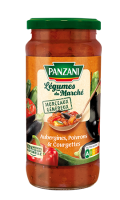 Sauce légumes du marché aubergines poivrons Panzani