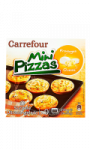 Mini pizzas fromages Carrefour