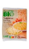 Pâtes fraîches Tagliatelles aux oeufs frais Carrefour Bio