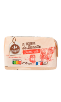 Beurre de baratte demi-sel Carrefour Original