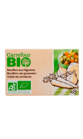 Bouillons aux légumes bio Carrefour Bio