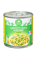 Haricots verts & beurre coupés Carrefour Classic'