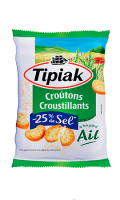 Croutons goût ail -25% de sel Tipiak