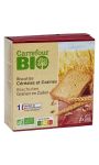 Biscottes céréales et graines Carrefour Bio