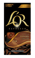 Café capsules saveur caramel L'Or
