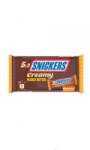 Barres chocolatées fourrées beurre de cacahuètes et caramel Snickers Creamy